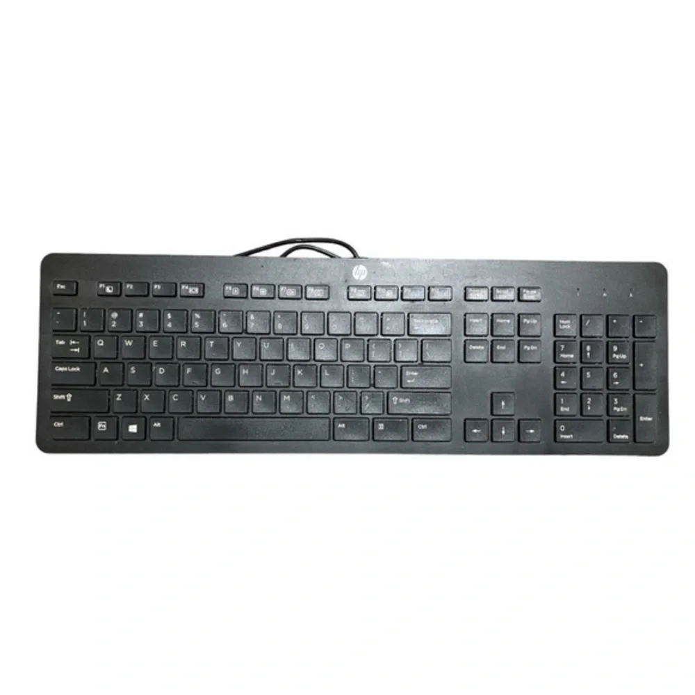 Lot of 3: HP keyboard, HP mouse, & Lenovo mouse: all 3 are wired and working